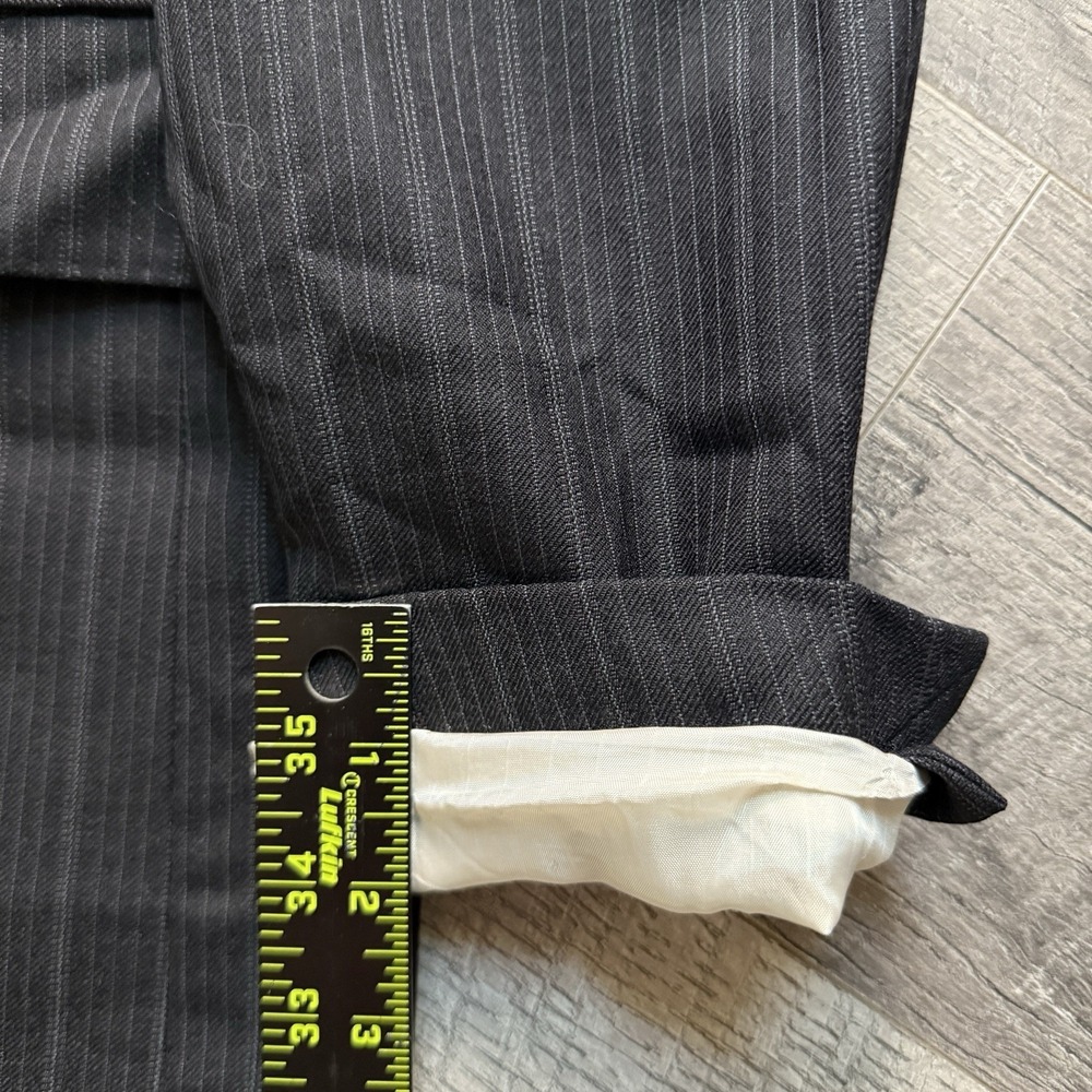 Ermenegildo Zegna Traveler Blazer Men 42R 100% Wool Striped Jacket Made In Italy - Picture 12 of 14